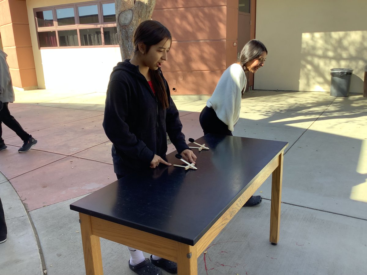 hms_aztecs's tweet image. 🎃🚀🔬Students in our Science class are taking learning to a whole new level! 🚀🔬🎃Watch as they put their knowledge to the test by designing and building mini pumpkin catapults. 🎯🎉Learning can be so much fun! #STEMeducation #ScienceClass #InnovativeLearning #PumpkinCatapults