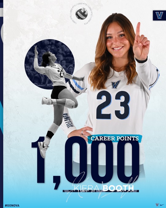 And not only was that one huge, but her next swing was monumental too ...

With her eighth of the night, Kiera joins Riley Homer in the 1,000 point club!

#GoNova