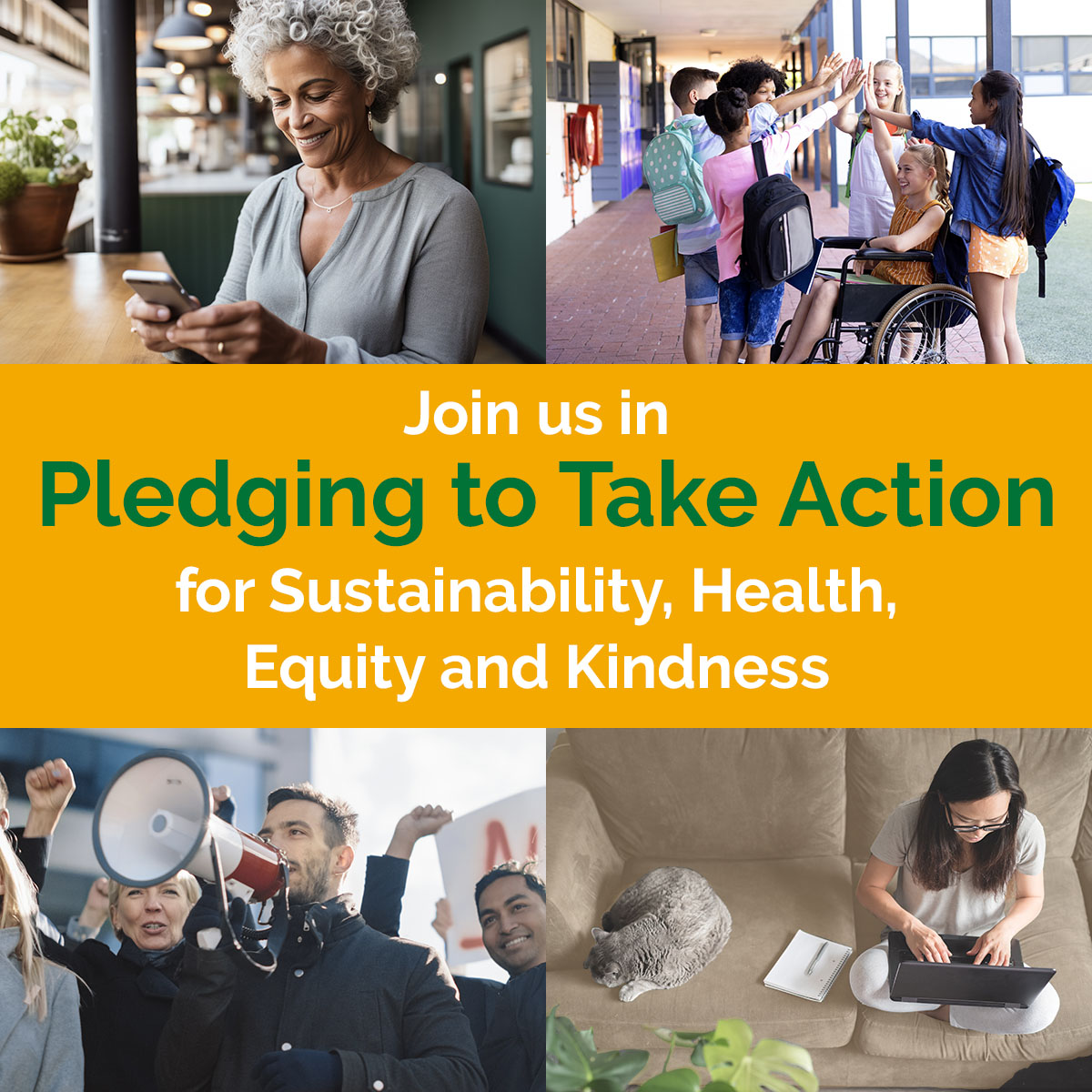 AforSMN's tweet image. Our S.H.E. Kindness Pledge is an effort to get a million people to make a commitment to bring about fundamental systems change through personal and organizational transformation and public policy. 
Sign: afors.org/pledge