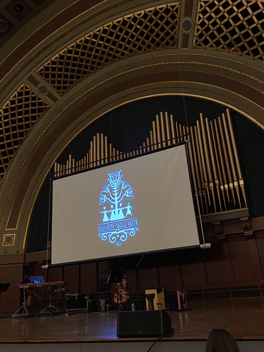 Excited to hear ⁦<a href="/DakhaBrakha/">DakhaBrakha</a>⁩ at the beautiful Hill Auditorium