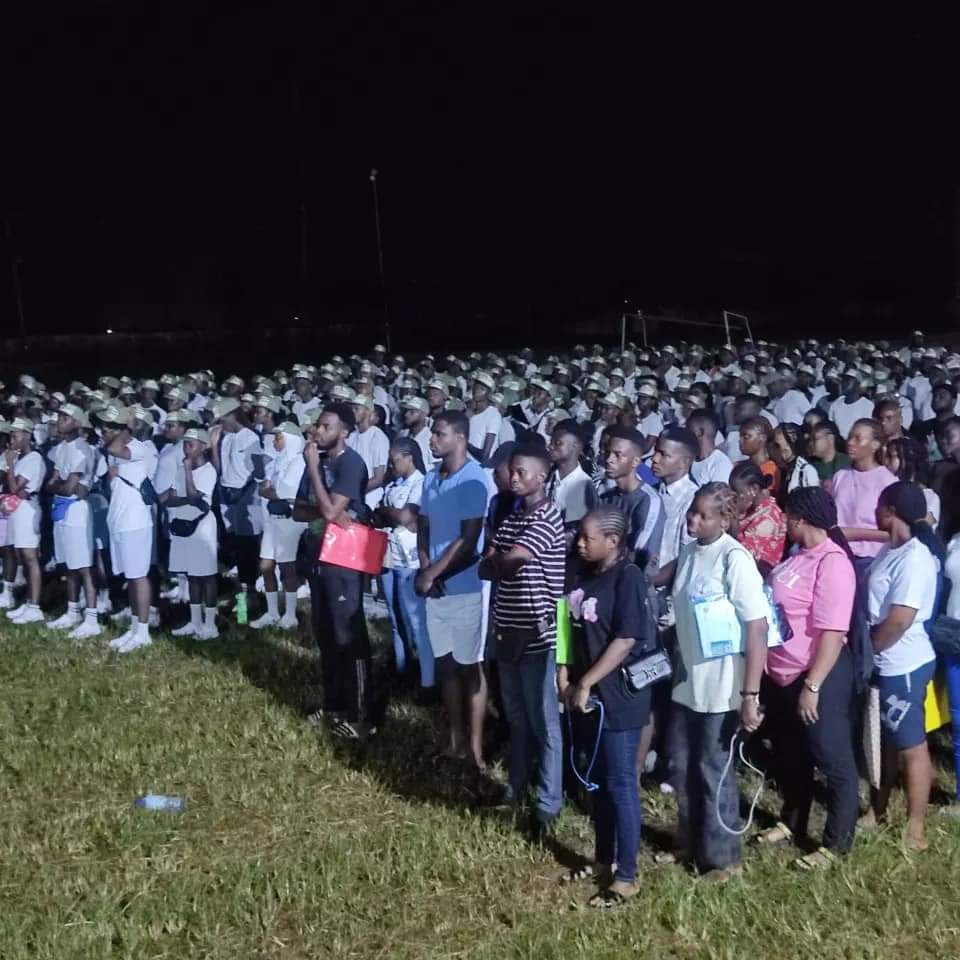 nysc360's tweet photo. #Day_3_on_camp
#OBS_Outdoor_Broadcast
#Platoon 1 with praise and worship.
#Lecture_series
@2023 Batch C Stream I Orientation Course https://t.co/d4CptV8MpR