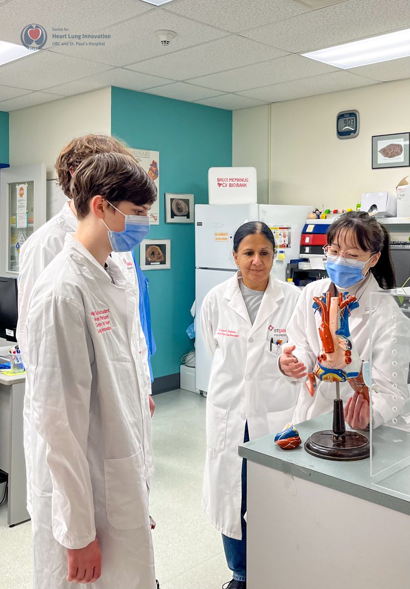 Bruce McManus Cardiovascular Biobank (@hli_bmcb) on Twitter photo Thrilled to introduce the next generation to the heart & its wonders! Our Gr. 9 visitors got an up-close look at some human hearts this week at the BMCB. A unique opportunity to explore real-life science labs at <a href="/HLIStPauls/">HLI at St Paul's</a> π§βπ¬π«
#TakeOurKidsToWorkDay
#HLI #BMCB #Biobank Thrilled to introduce the next generation to the heart & its wonders! Our Gr. 9 visitors got an up-close look at some human hearts this week at the BMCB. A unique opportunity to explore real-life science labs at <a href="/HLIStPauls/">HLI at St Paul's</a> π§βπ¬π«
#TakeOurKidsToWorkDay
#HLI #BMCB #Biobank