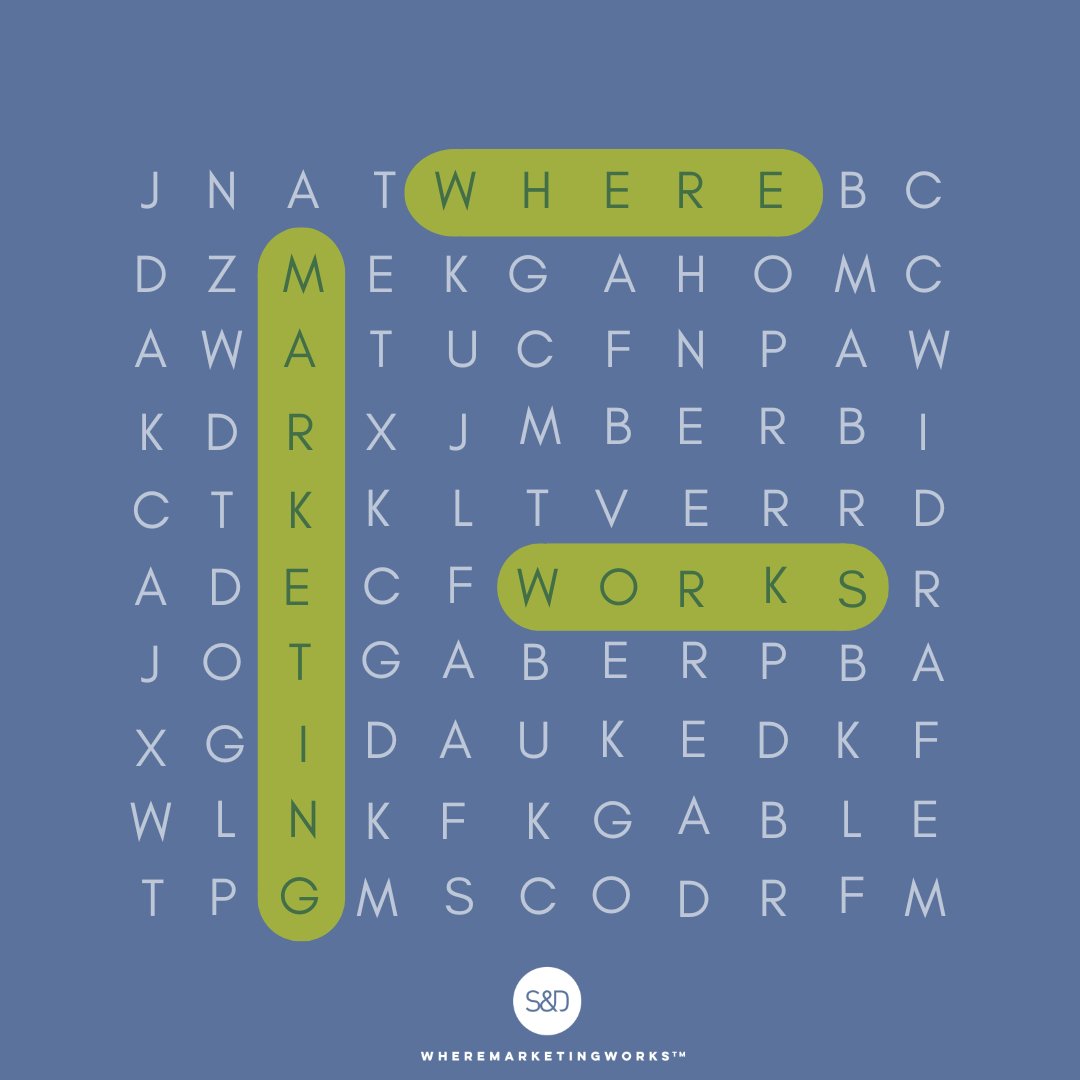 It's not just about the words you use; it's about finding the ones that work. 🧩
(p.s. finding the right words is our specialty)
#wheremarketingworks #creative #brandmessaging #wordpuzzle #marketingagency