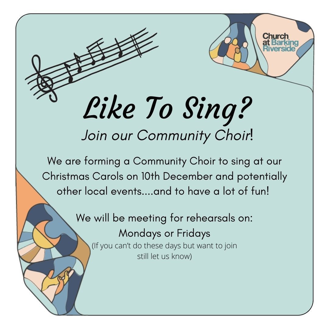 🗣️  R.E.M.I.N.D.E.R 🗣️ 

We have a job opening as our Comms &amp; Ops Lead is going on mat leave! Deadline for applications is Monday so be quick!

Also if you like to sing and would like to join our community choir, join us on Monday 6th Nov at Christ Church, at 8pm.