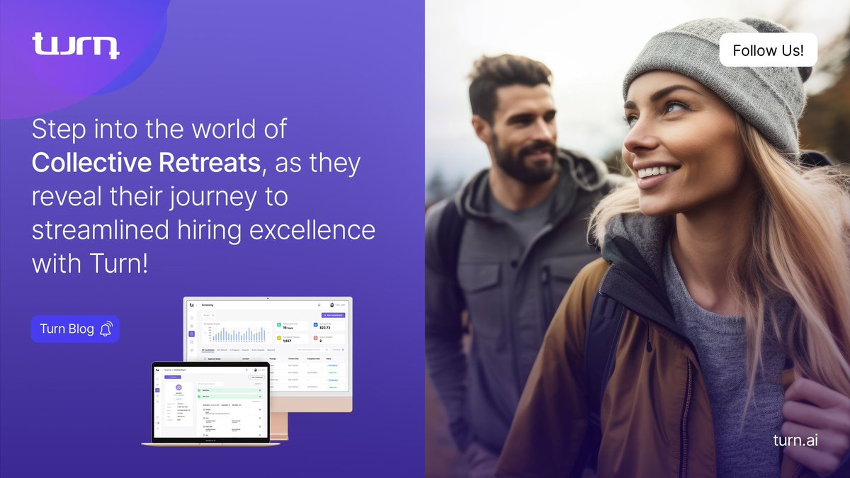 TurnTech_ai's tweet image. 🏕️ Step into the world of luxury outdoor hospitality with Collective Retreats, as they reveal their journey to streamlined hiring excellence with Turn!

Learn how they did it!

buff.ly/3u2qsAU

#HospitalityHiring #BackgroundChecks #SuccessStory