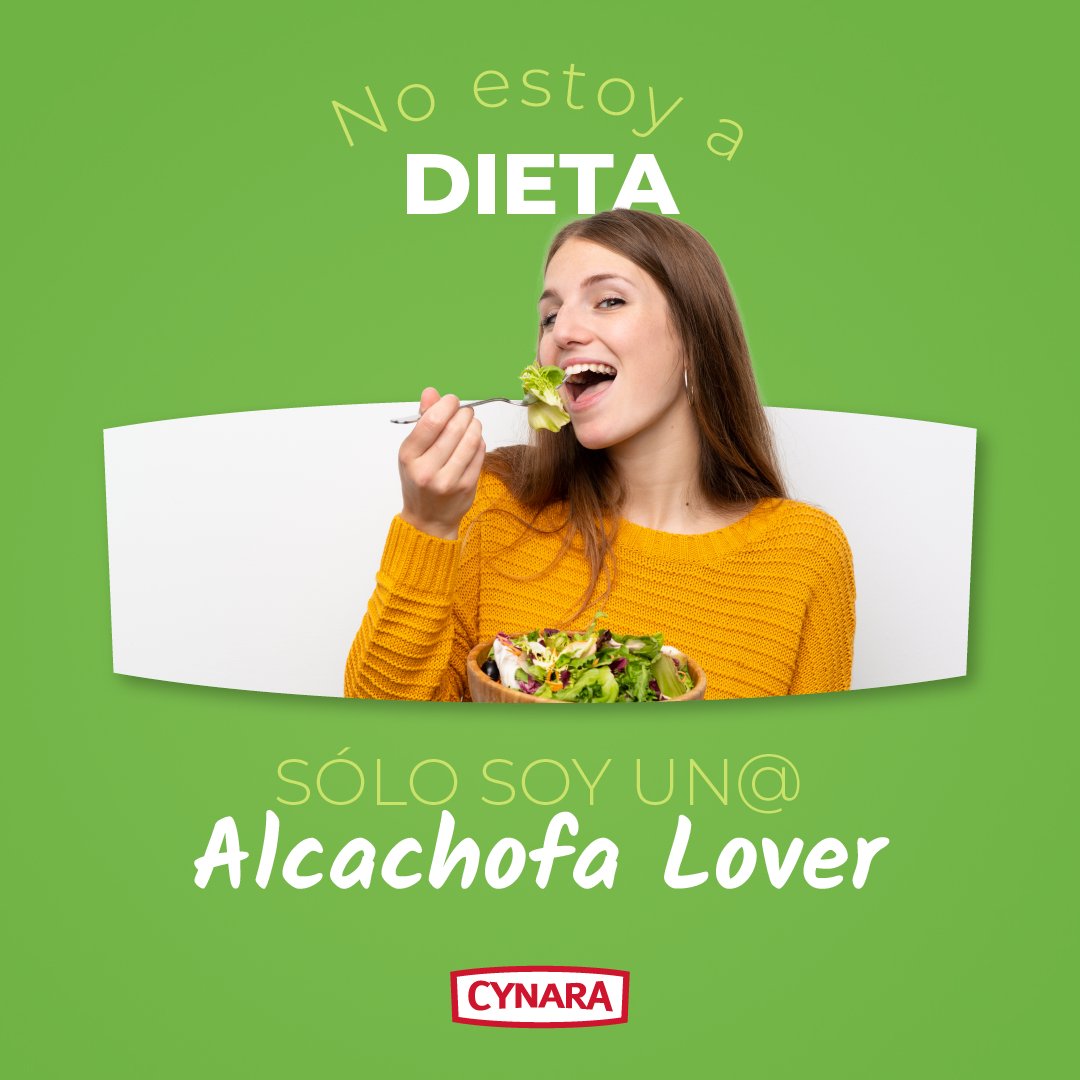 No estoy a dieta, sólo soy alcachofalover 😉💚