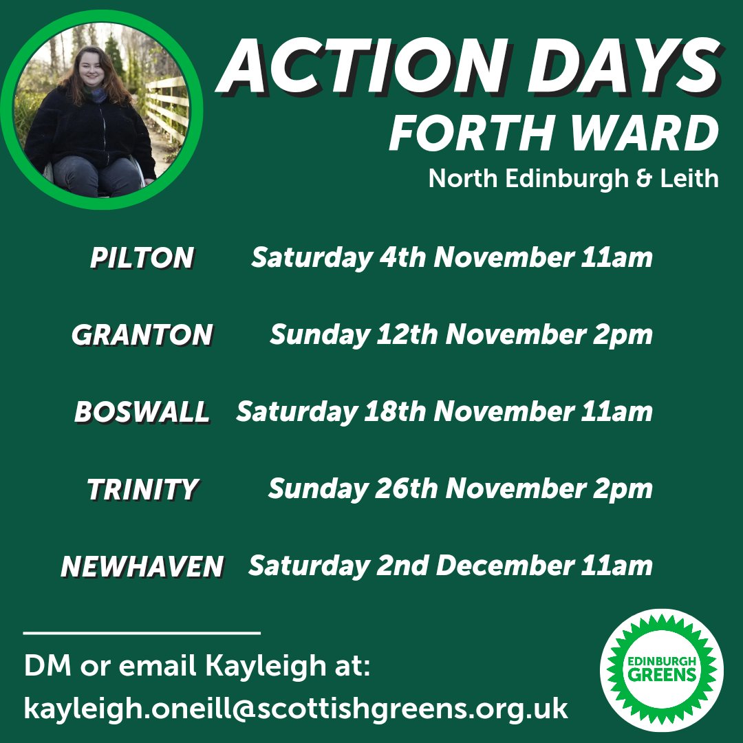 Tomorrow is the start of our Green News action days ✅ If you want to get involved send me a message and I'll let you know where we are meeting up 👋