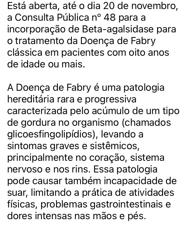 febrararas (@febrararas) on Twitter photo Acesse o link abaixo e ajude a melhorar a qualidade de vida destes pacientes.
bit.ly/cpfabry
 #umanovachanceparafabry 
#febrararas 
#casahunter 
#casadosraros Acesse o link abaixo e ajude a melhorar a qualidade de vida destes pacientes.
bit.ly/cpfabry
 #umanovachanceparafabry 
#febrararas 
#casahunter 
#casadosraros