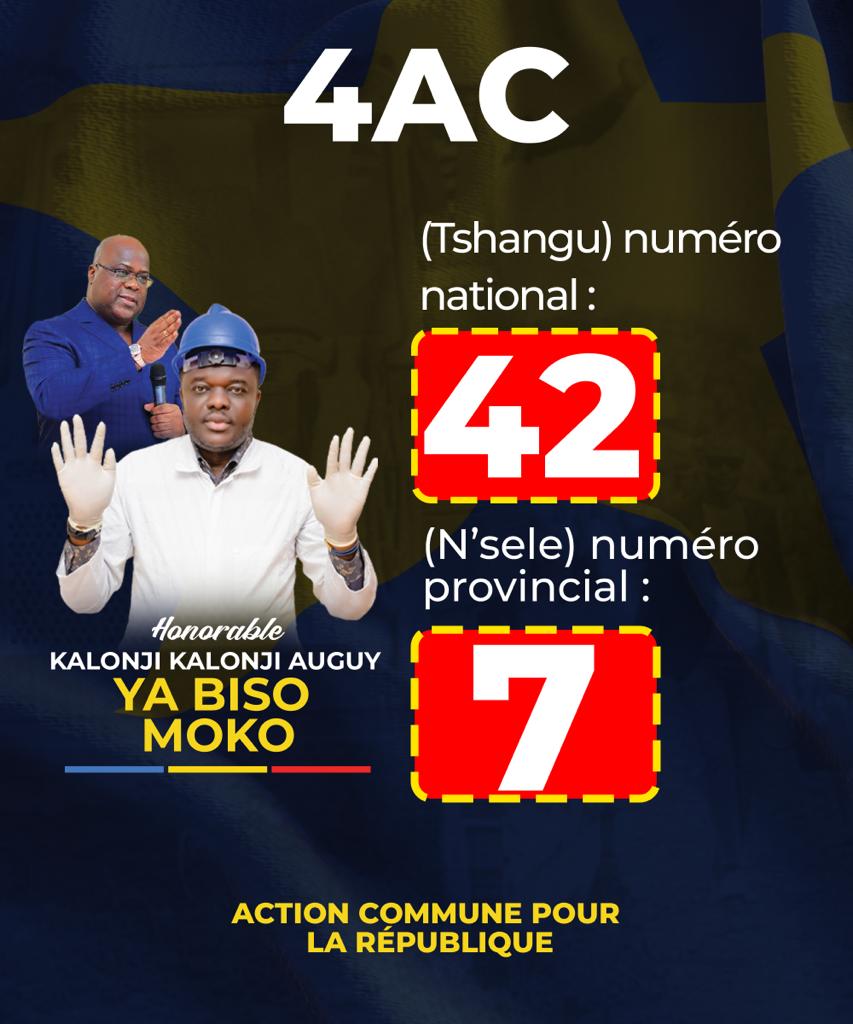 Ibanda_Gedeon's tweet photo. #Elecciones2023 ; le porteur de l'espérance nouvelle de la ville Province de Kinshasa . L'incarnation d'une ville prospère, de Tshangu désenclaver et de la N'SELE éclairer et propre futur Gouverneur #Auguy KALONJI ✌️. https://t.co/WdzXbm1JQ9