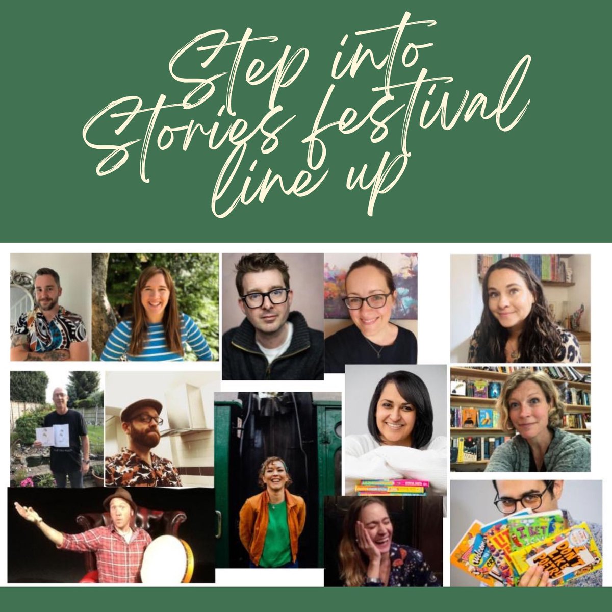 Woohoo!! We are so excited to present you with our Step into Stories line up! We think you’ll agree there’s something for everyone! Make sure you follow all these amazing storytellers and watch this space for some story spotlights over the coming weeks.