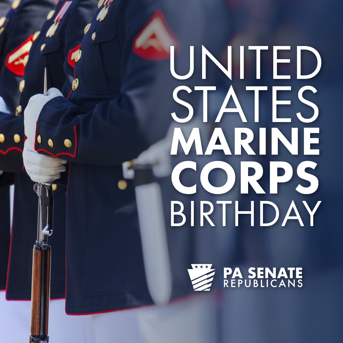 SenatorMartinPA's tweet photo. 🇺🇸Today we celebrate the creation of the U.S. Marine Corps, which has fought since the Revolutionary War to defend freedom, both here at home and across the globe.

#USMCbirthday #MarineCorps #AlwaysFaithful https://t.co/c2XYuiLh6d