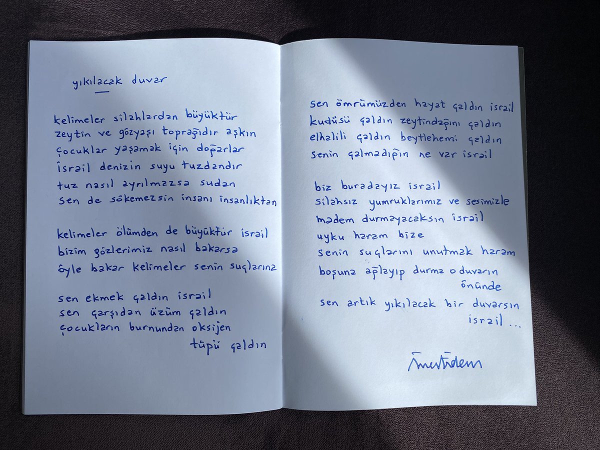 kasgar11's tweet photo. ‘Sen artık yıkılacak bir duvarsın İsrail’ https://t.co/gIvJv2kZrL
