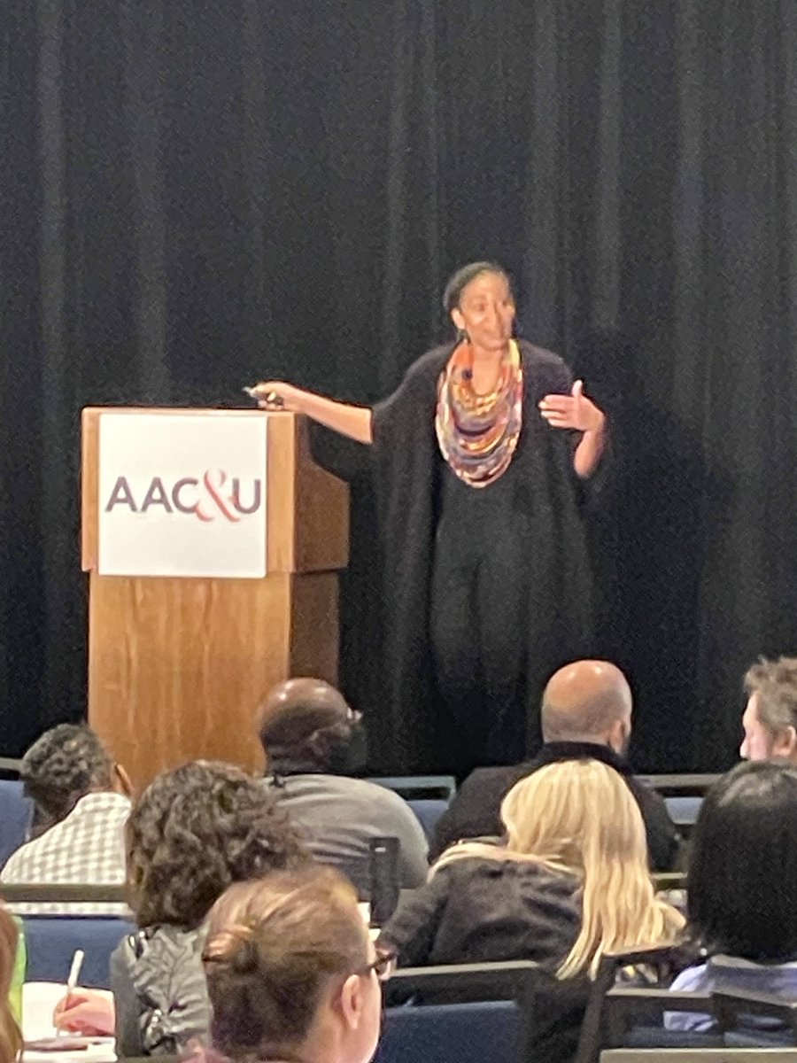 So much of what we're trying to do today, we won't see the fruits of this work, but we must continue to try for future generations. #AACUSTEM