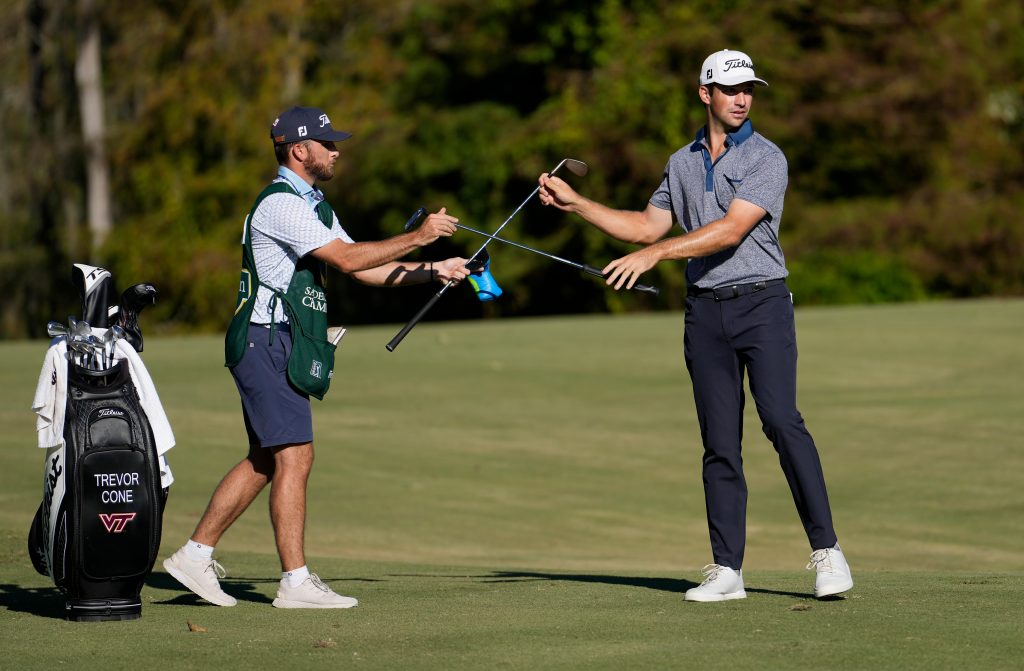 ZelusAnalytics's tweet image. “As a rookie [TourIQ] made life a lot easier seeing golf courses for the first time. Being able to put things in my book based on the data..then going out and seeing with my eyes what my personal perspective was compared to data” 
– Dan Woodbury, PGA Tour Caddie for Trevor Cone