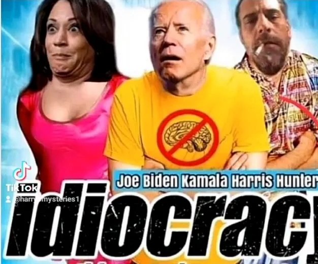 athanaki's tweet photo. @POTUS Funny how symilar the characters. 
Both named Joe, were president, low IQ, forgetful..
The other like Kamel was a prostitute right before she became  VP.. https://t.co/IY1RC4wTu7