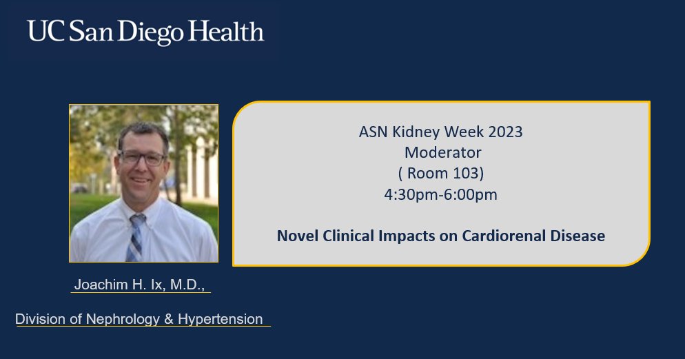Join Dr. Joachim Ix of @ucsdnephrology today at #KidneyWk from 4:30pm- 6:00pm @ixlab
