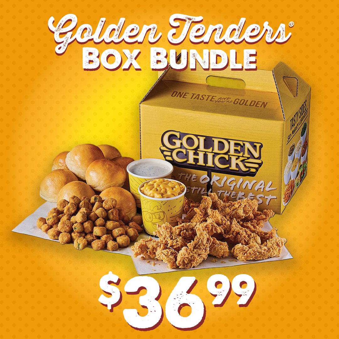 NEW! Golden Tender Box - Golden Chick