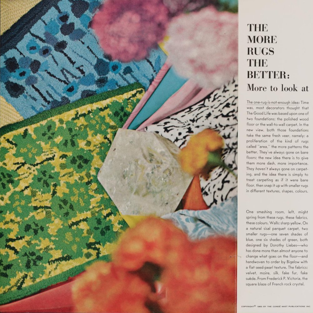 cooperhewitt's tweet photo. Dorothy Liebes hired artist Emma Amos for her color sensibility. Amos’s talents shine in her designs for Bigelow Carpets, one of the studio’s most lucrative contracts. Explore "A Dark, A Light, A Bright: The Designs of Dorothy Liebes": https://t.co/fni7CcOrSr @ArchivesAmerArt https://t.co/rZAio9fcp1