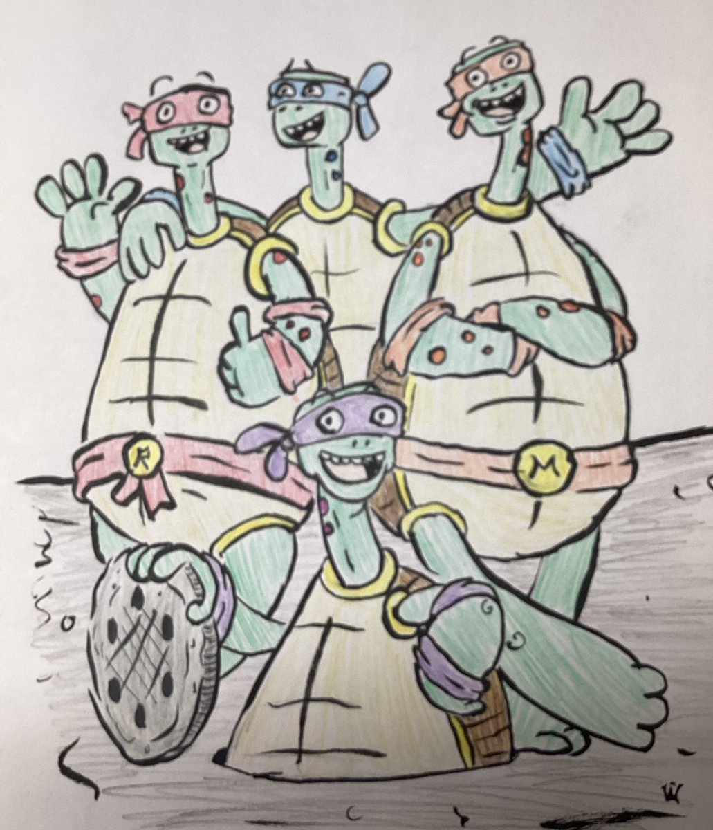 nuke30studio's tweet photo. Old TMNT doodle! #tmnt #teenagemutantninjaturtles #turtlesinahalfshell https://t.co/RhmNYEfgXf