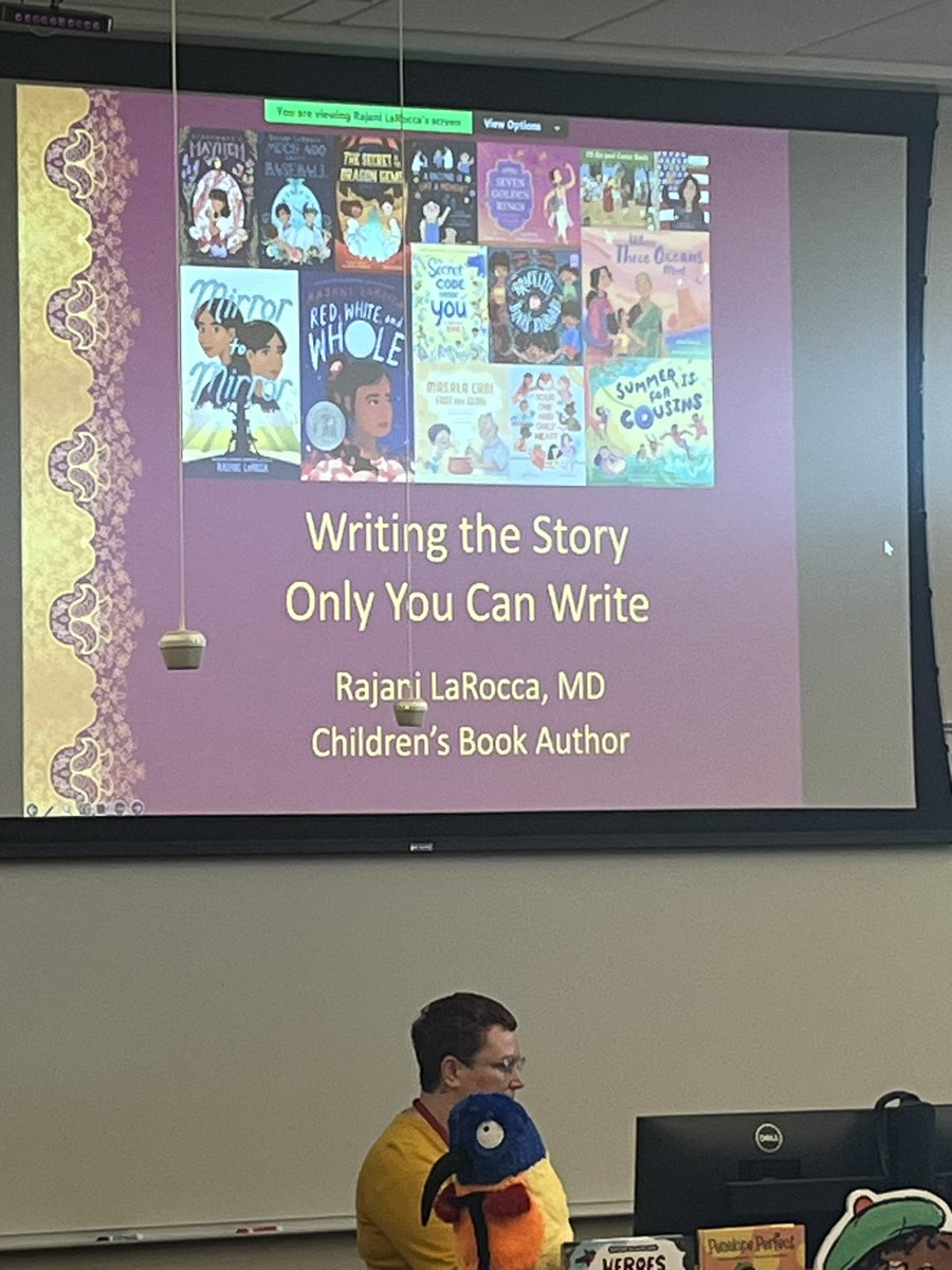 Thank you @rajanilarocca for inspiring us to dig deep, take risks, and to write the stories only we can write! #ksmo23scbwi