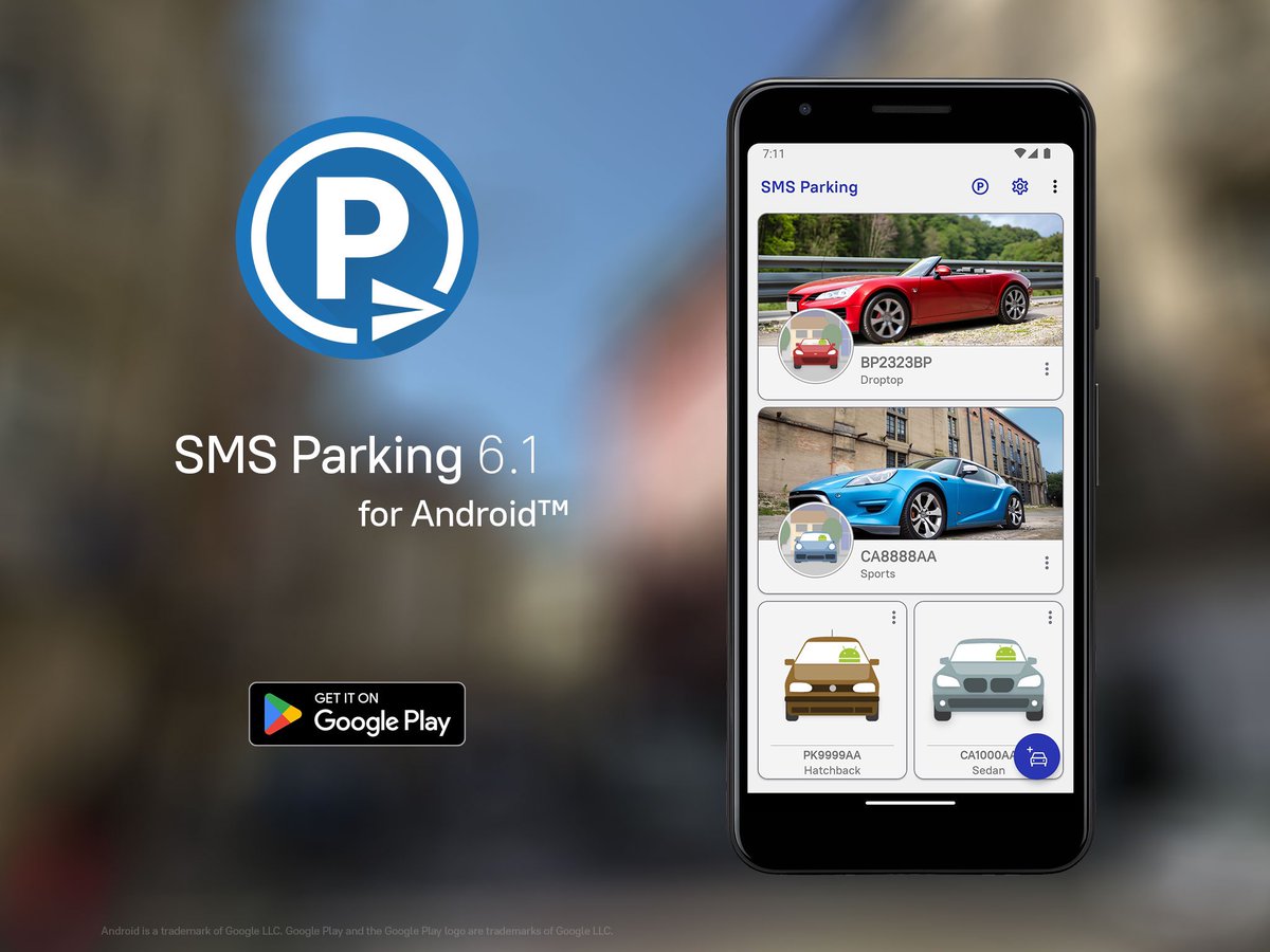 smsparkingapp's tweet photo. Did you get our latest update? 
SMS Parking 6.1 comes with favorite zones, cover photos and history export. 📲 Get it from Google Play: https://t.co/aVfEW8vDtQ https://t.co/42R1szgwnl