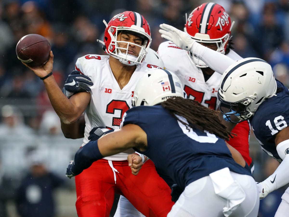 StateMediaPSU's tweet photo. It's SCORE PREDICTION TIME ⬇️ #WeAre 

1st person to accurately predict the final score against Maryland wins a NEW Penn State football jersey‼️ https://t.co/E3cnWIJKlA