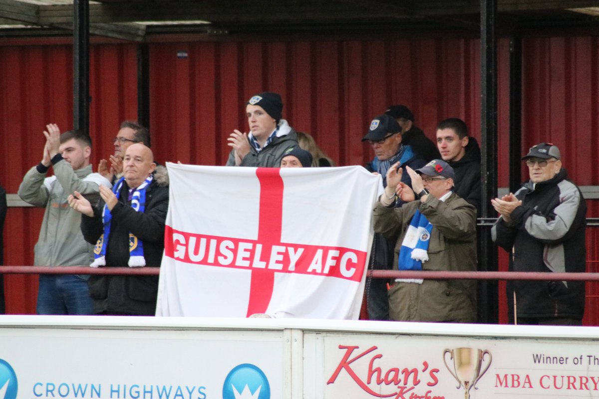 GuiseleyAFC's tweet photo. 👏 | Thank you for your support! 

We've had three away games on the spin and you've always been there in your numbers. 

📸 @Madsblount

#GAFC #GuiseleyTogether https://t.co/8E4h7LuhQf