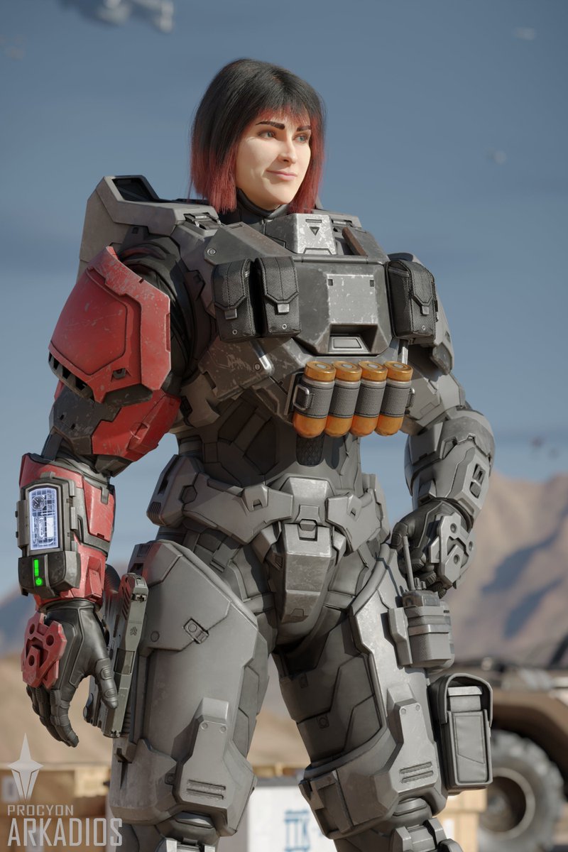 AceArkadios's tweet photo. Mark VI always looks good.
Made for @pytharnicle, thank you!
#Halo #Blender3D #HumGen https://t.co/wVpw5gGQJA