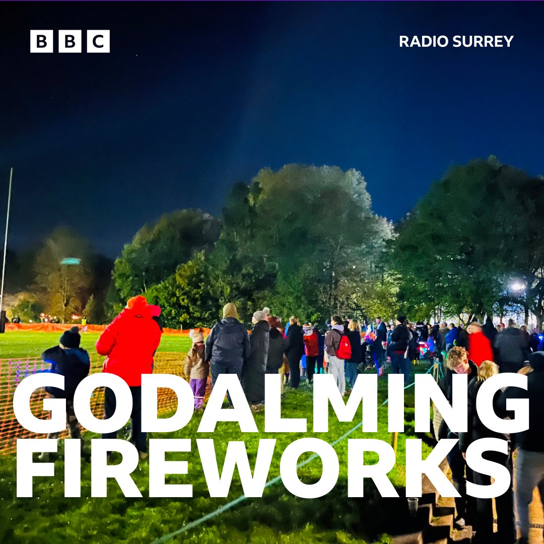 BIG turnout tonight for the #Godalming fireworks! Hear all about it this weekend on <a href="/BBCSurrey/">BBC Surrey</a>. 
<a href="/MarkCarterMC/">Mark Carter</a> and <a href="/KrysOBrien1/">Krystyna O'Brien</a> will be getting proceedings underway for this display, organised by <a href="/godalmingtc/">@godalmingtc</a> and <a href="/guildfordrugby/">Guildford Rugby Club</a>.
🎆🔥🎇🌟