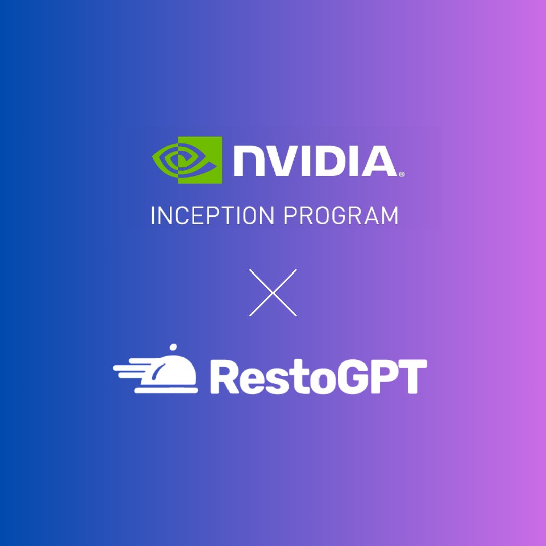 zwipeco's tweet photo. Thrilled to announce that RestoGPT AI has been approved to join @nvidia's Inception Program! 🎉

With the program being one of the world’s leading Artificial Intelligence and Data Science startup programs, our team looks forward for the opportunity to scale RestoGPT AI faster, work with leaders in the AI and Machine Learning industry, and further advance the development of the AI workforce for SMB restaurant delivery.

#nvidia #nvidiainception #artificialintelligence #machinelearning #restauranttech #delivery