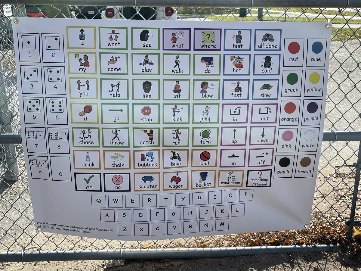 We have added communication boards to our outdoor learning spaces <a href="/GeorgeKennedyPS/">George Kennedy P.S.</a>