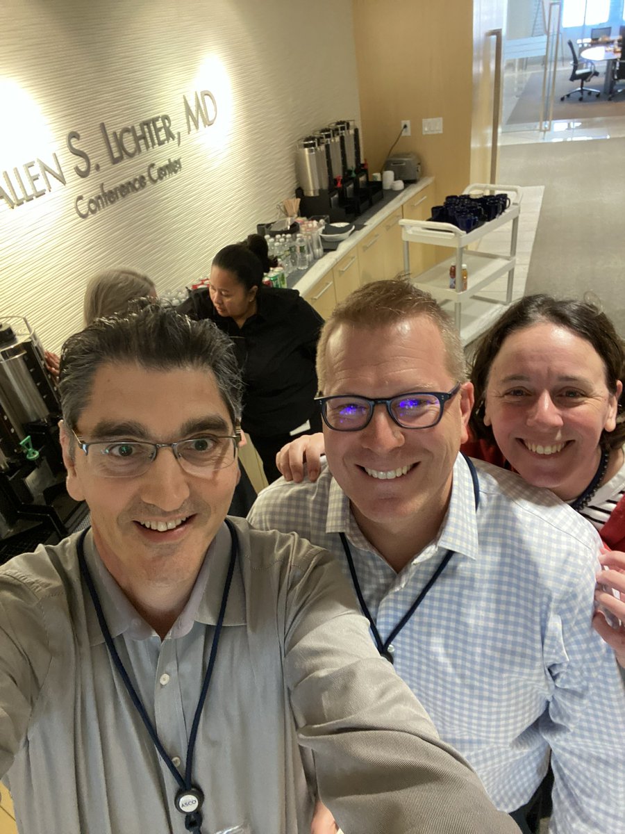 rdhalljr's tweet photo. So great to see fellow ESP friends  @KArnaoutakis and @rosensteinl at the #ASCO Oncology Training Program retreat today https://t.co/4baAWLAzk4