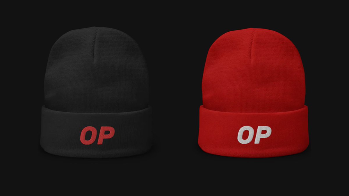 ChainsMerch's tweet photo. What could keep you warmer than a cozy OP beanie?🔴😍 https://t.co/YU3nIXYvZU