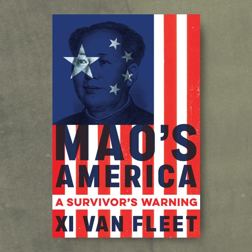 Juicebox_Jay's tweet photo. NEW WORK! Fun new book cover design for @centerstreet. Mao’s America is a warning from author Xi Van Fleet, about history repeating itself, as the Woke Revolution spreads across America. #bookcoverdesign #HachetteBookGroup #bookdesigner #centerstreet #xivanfleet https://t.co/xvGcjK8F0b