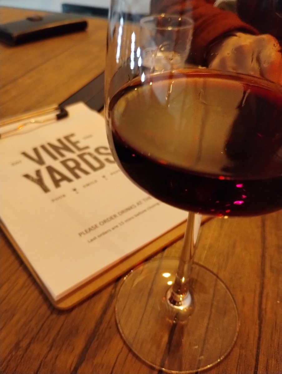 Enjoying some fine wine tonight <a href="/vineyards_wine/">Vineyards Wine Shop</a>!