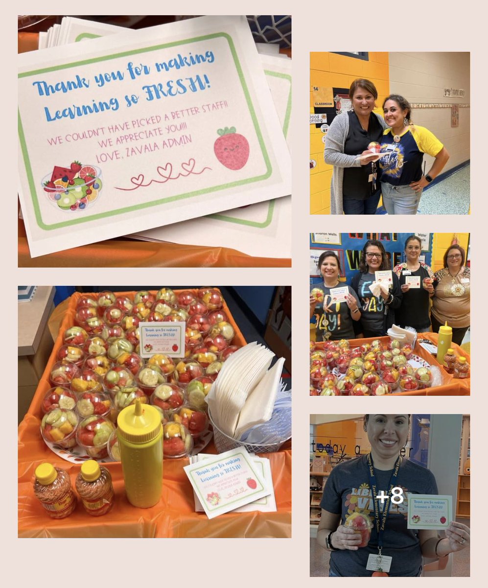 ZavalaCCISD (@zccisd) on Twitter photo Thank you for making learning so fresh! Great job staff for completing an amazing 2nd six weeks of school! We appreciate you and all your hard work! Thank you to the Parra family for the fruit cups! <a href="/CCISD/">CCISD</a> <a href="/judith_hinojosa/">Judith Hale Millage</a> <a href="/BryJackson624/">Bryanna Jackson</a> <a href="/JohnAPrezas/">John Prezas</a> <a href="/DrSandraClement/">Dr. Sandra Clement</a> <a href="/IHeartCKH/">Capturing Kids' Hearts</a> Thank you for making learning so fresh! Great job staff for completing an amazing 2nd six weeks of school! We appreciate you and all your hard work! Thank you to the Parra family for the fruit cups! <a href="/CCISD/">CCISD</a> <a href="/judith_hinojosa/">Judith Hale Millage</a> <a href="/BryJackson624/">Bryanna Jackson</a> <a href="/JohnAPrezas/">John Prezas</a> <a href="/DrSandraClement/">Dr. Sandra Clement</a> <a href="/IHeartCKH/">Capturing Kids' Hearts</a>
