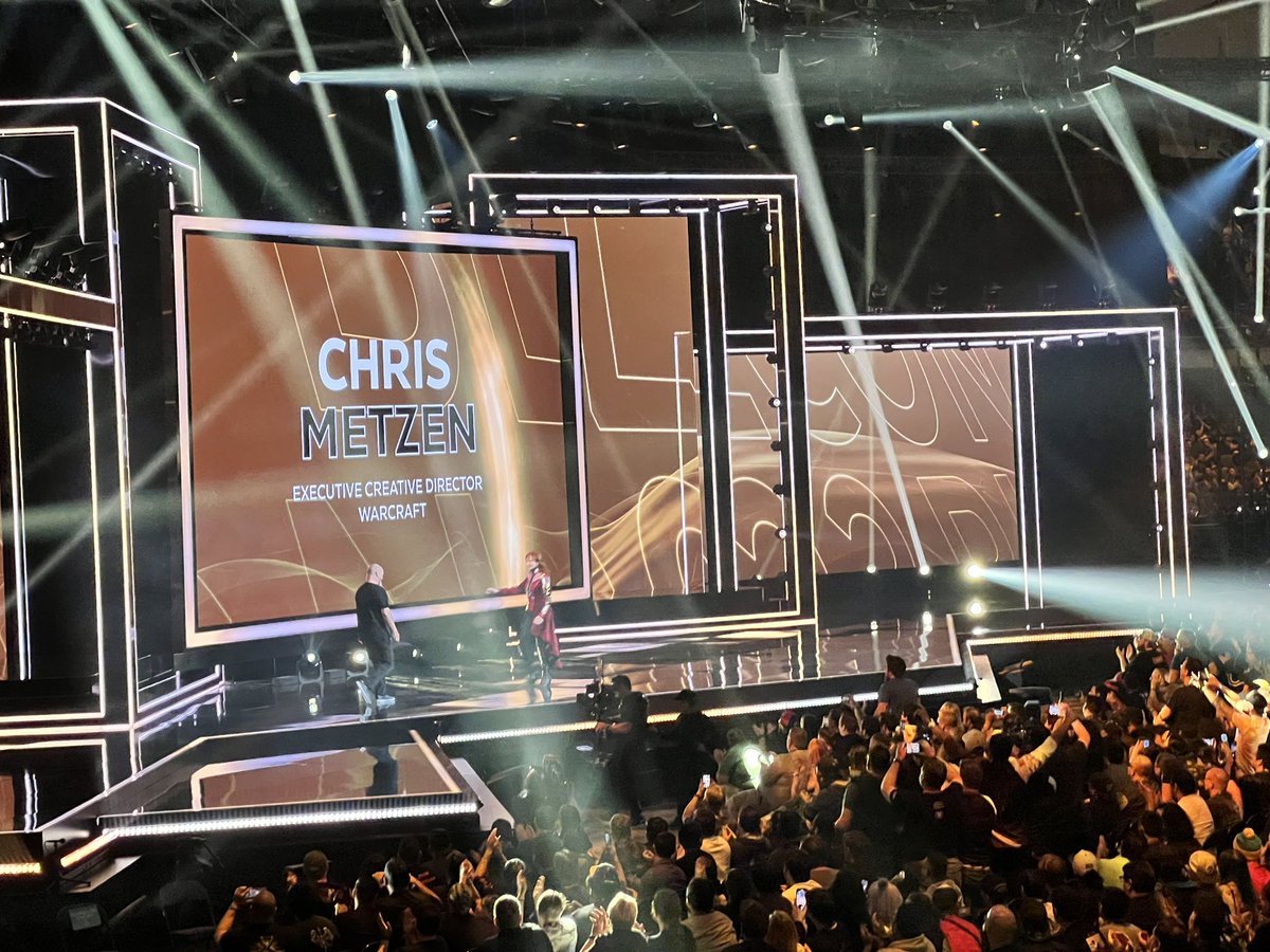Chris Metzen is back at Blizzcon! And gets the biggest cheer of the event