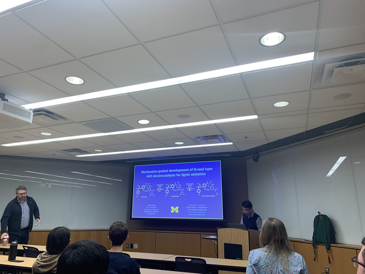 Stephenson Group (@stephenson_lab) on Twitter photo Huge congrats to our resident electric wizard <a href="/ChengChem/">Cheng Yang</a> on a successful defense!! We sure will miss you! Best of luck at Berkeley for your postdoc 🎉🧙🏻♂️⚡️ Huge congrats to our resident electric wizard <a href="/ChengChem/">Cheng Yang</a> on a successful defense!! We sure will miss you! Best of luck at Berkeley for your postdoc 🎉🧙🏻♂️⚡️