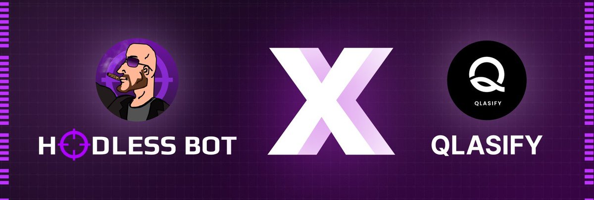 🔥 $HBOT is simply not stopping.

New day. New Update. New Partnership

🚨Hodless x Qlasify🚨

Making the perfect synergy for Copy trading we have integrated their platform in-bot and you can NOW use it in t.me/hodlessBot. For Free.

About @qlasify :

The PNL Oracle 🔥