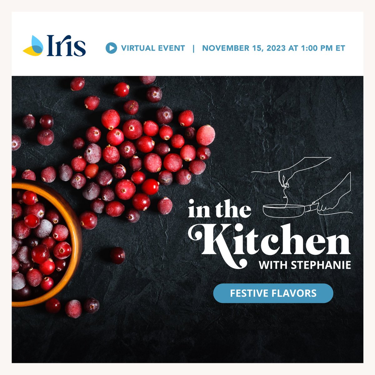 Are you wondering how to enjoy your favorite holiday dishes without worry? Or perhaps, you'd like to make eating a more enjoyable experience despite any taste &amp; appetite changes? Join us Wed., Nov. 15 at 1PM ET for our FREE virtual event! Register now: buff.ly/47crKrP✨🍒