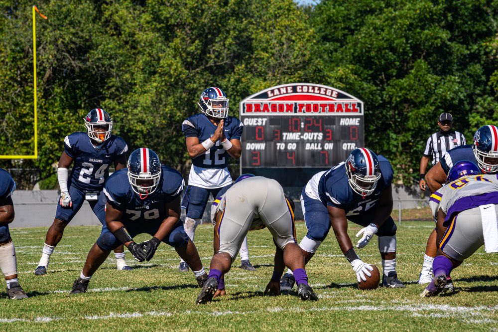 josh_mingle's tweet photo. After a great conversation with @insidezone I’m blessed to say I have received an offer from @Lane_Football Go dragons 🐉 !! @TerrenceIsaac1 @RCTC_FB @CoachC_Robinson https://t.co/6m09B16zNv