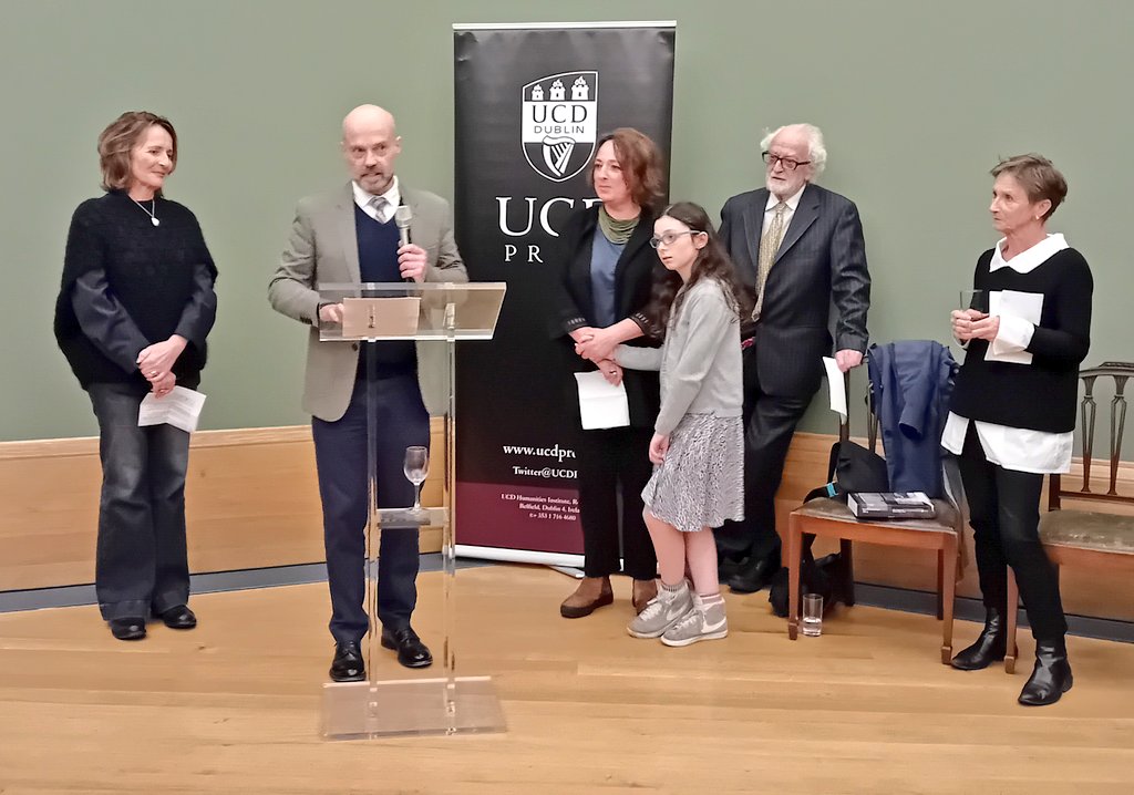 DCC Heritage Officer <a href="/heritage_dublin/">Dublin City Heritage Office</a> introducing editors <a href="/Elsorowley/">Ellen Rowley</a> and <a href="/carolepollard15/">Carole Pollard</a> of More Than Concrete Blocks Vol.3 completed with hard work of Merlo Kelly, Shane O'Toole &amp; Natalie de Róiste. A long awaited publication on importance of protecting 20th century buildings