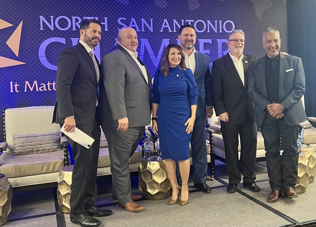 VIA_Transit's tweet photo. VIA and #publictransportation drive economic development in SATX! Our President and CEO Jeff Arndt joined local business and civic leaders for a discussion Friday at the @NorthSAChamber of Commerce Economic Development Symposium on mobility, connectivity and ways to #KeepSAmoving https://t.co/Se6edn0mPm