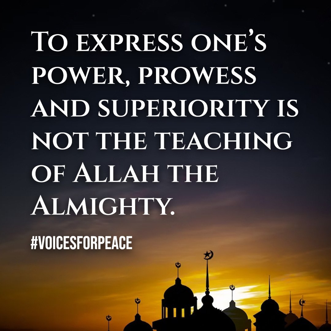 AhmedSarmed's tweet photo. "Islam teaches that in all circumstances, no matter how difficult, you must remain firmly attached to the principles of justice and integrity."  - Hazrat Mirza Masroor Ahmad #VoicesForPeace https://t.co/Z22Bxyys7y