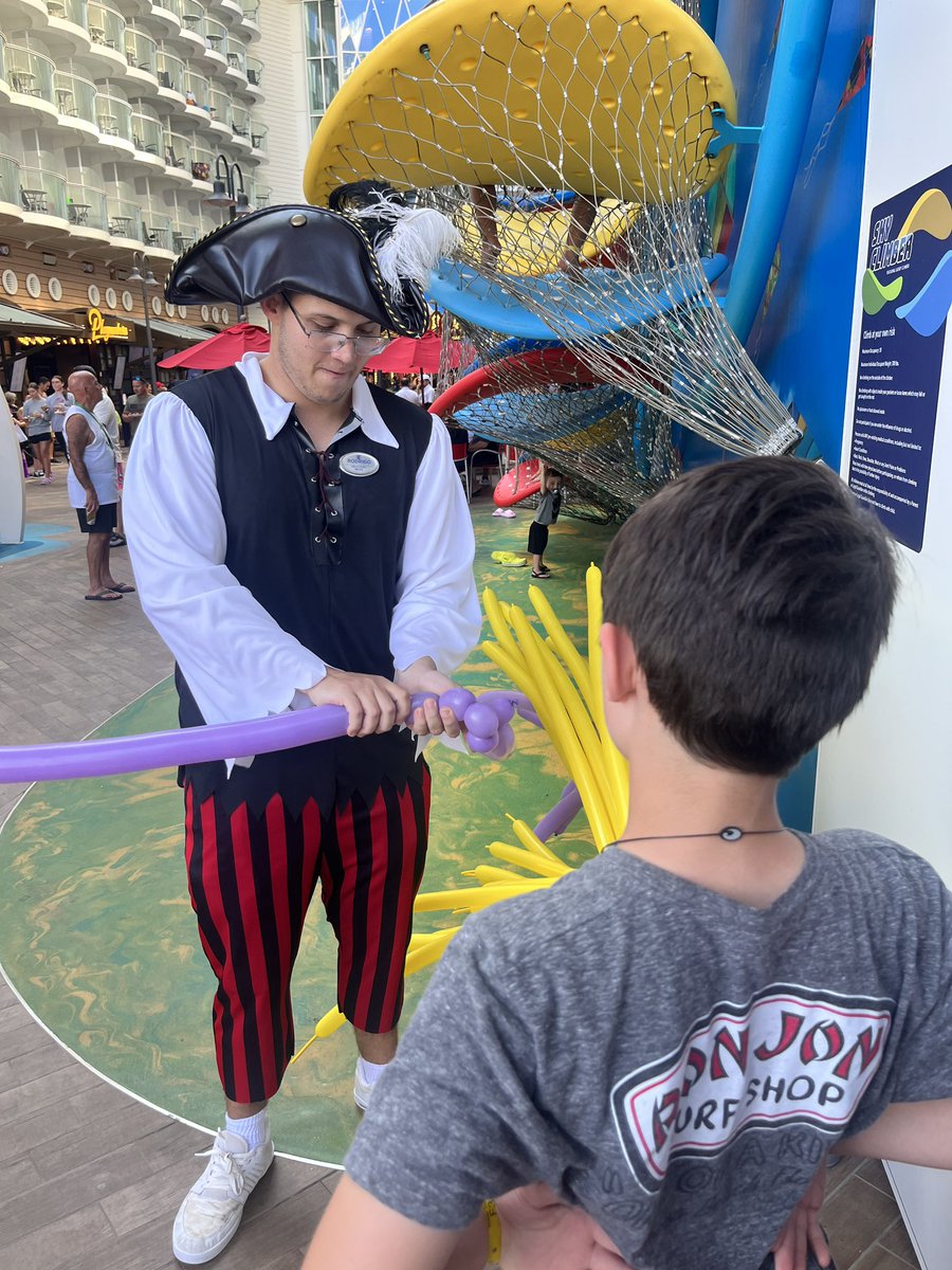 Emily Checketts | (@emilychecketts) on Twitter photo The ballon guy Rodrigo (Brazil) deserves a raise. There was one of him and about 200 kids who all wanted something from him. He flew through all the requests and didn’t stop once. Very impressive! Next time he needs a helper 😉
<a href="/RoyalCaribbean/">Royal Caribbean</a> #wonderoftheseas The ballon guy Rodrigo (Brazil) deserves a raise. There was one of him and about 200 kids who all wanted something from him. He flew through all the requests and didn’t stop once. Very impressive! Next time he needs a helper 😉
<a href="/RoyalCaribbean/">Royal Caribbean</a> #wonderoftheseas
