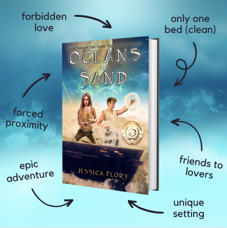 JessFloryAuthor's tweet photo. Need a new romantasy to read by the fire? Give Oceans of Sand a try if you enjoy spice-free, swoony romantic fantasy!
Love weakens his magic, and survival is far from guaranteed.
https://t.co/GXrDFzfhXz...
#yafantasy #fantasytropes #romancetropes #cleanfantasyromance https://t.co/0dcgQdMiOt