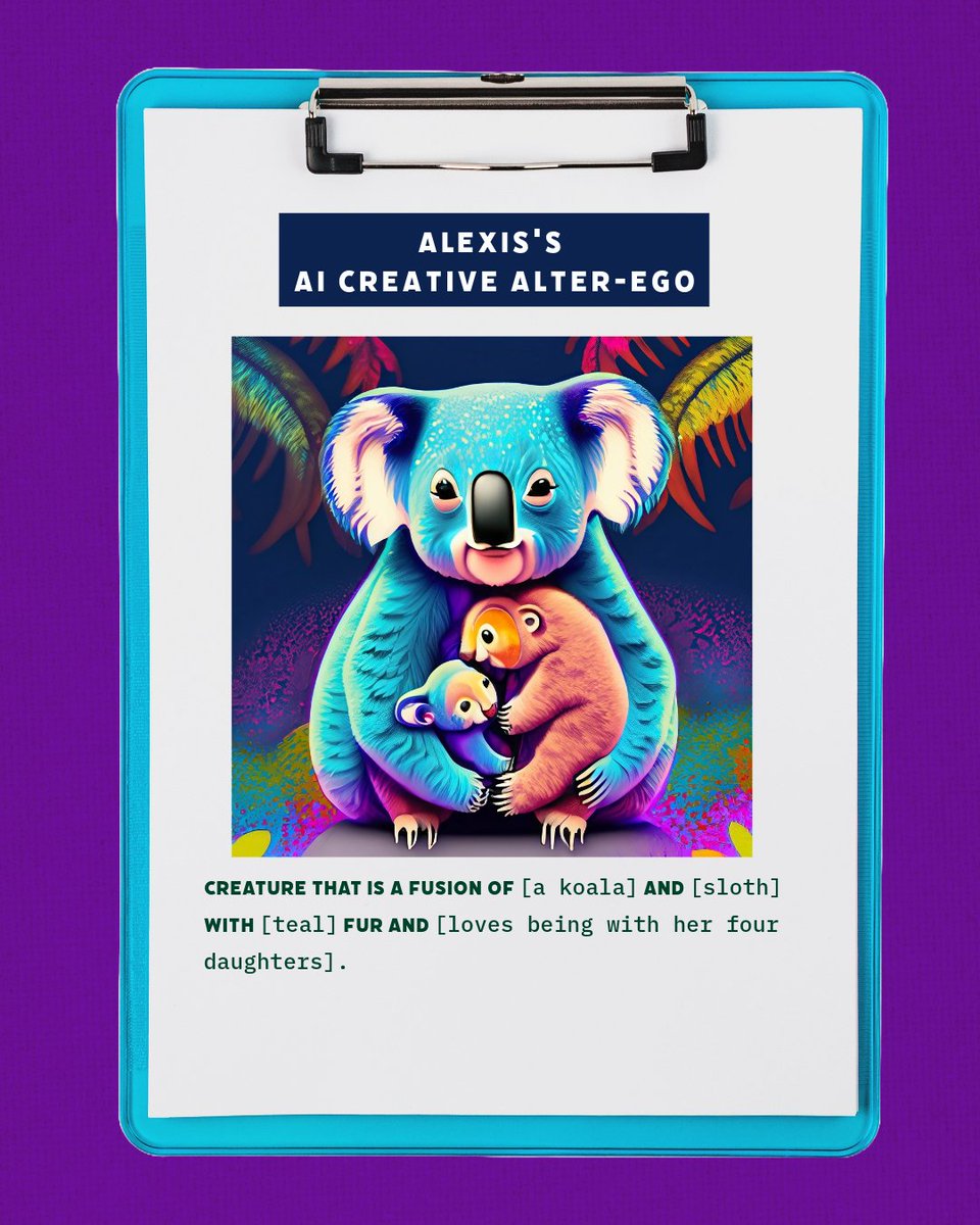 Introducing my AI creative alter ego created with @AdobeExpress and #generativeAI. Create your own today! adobesparkpost-web.app.link/e/novchallengeI I know my scholars are going to love this! @CobbInTech I added in the style of Lisa Frank.
#AdobeExpress #AmplifyCreativity #AdobeCreativeChallenge
📷