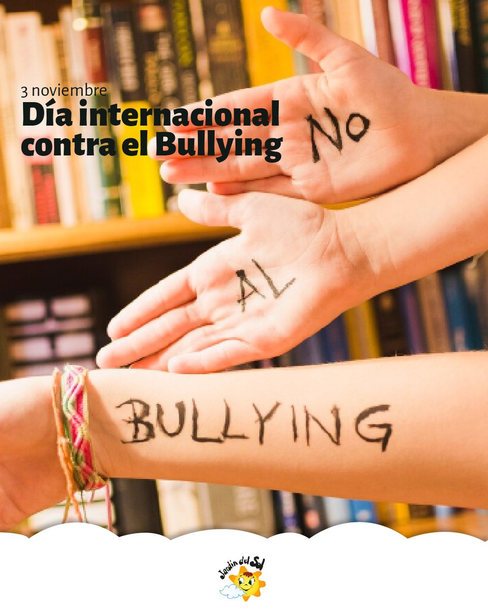 jardindelsoltw's tweet photo. Juntos podemos poner fin al acoso y crear un mundo más amigable. 💪💙  El cambio comienza con nosotros. 👫🌍#DíaInternacionalContraelBullying #jardindelsol🌞 https://t.co/6sdWOJOuGL