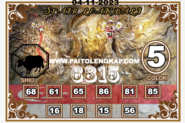 DaftarPAS4D's tweet photo. Angka Main Singapore 04 November 2023
ANGKA MAIN : 9285
2D: 92*98*95*29*28*25*89
3D: 928*925*982*985*952*958*298
SHIO : KUDA & KERBAU
CB: 8 & 5
Tutup 08:25 WIB & Result 08:45 WIB
UPS, Bossku.
#syairsgp #syairpas4d #angkamainsgp #daftarpas4d #angkamainssgp #linkpas4d https://t.co/le9kdzLfNb