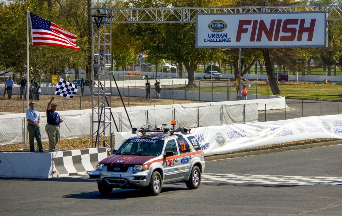 torc_robotics's tweet photo. 16 years ago today, @torcrobotics & @virginia_tech autonomous vehicle crossed the finish line in the 2007 DARPA Urban Challenge. This competition launched the AV industry and set the foundation for success. https://t.co/ATuy20Bh3d
#TorcDriven #milestone #teamwork #DARPA https://t.co/IJVsypeh1i